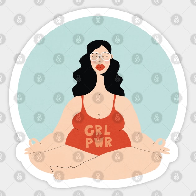 Girl Power Sticker by damppstudio